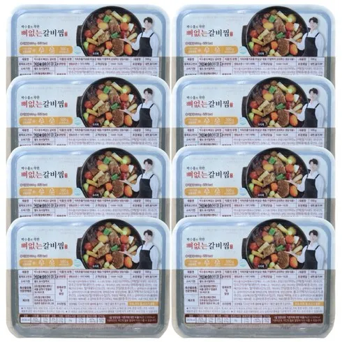 Best 7 박수홍의 착한 뼈없는 갈비찜 500g x 8팩  – 리뷰나라