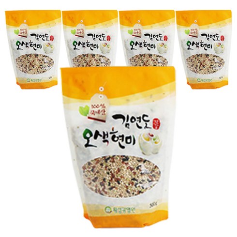 Best 7 중벼꽃농부 오색현미 500g X 21봉 – 리뷰나라